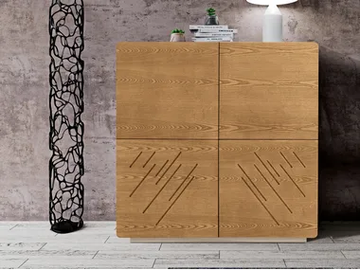 UN412-4 - Wooden sideboard with doors by Tarocco Vaccari Group - view 2